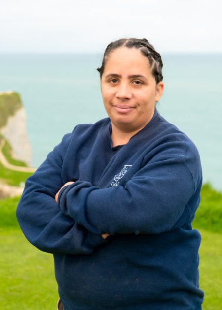 Julie équipe terrain Golf d'Etretat